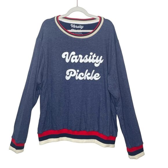 Varsity Pickle Ball Unisex Sweatshirt 2Xl - Picture 3 of 9